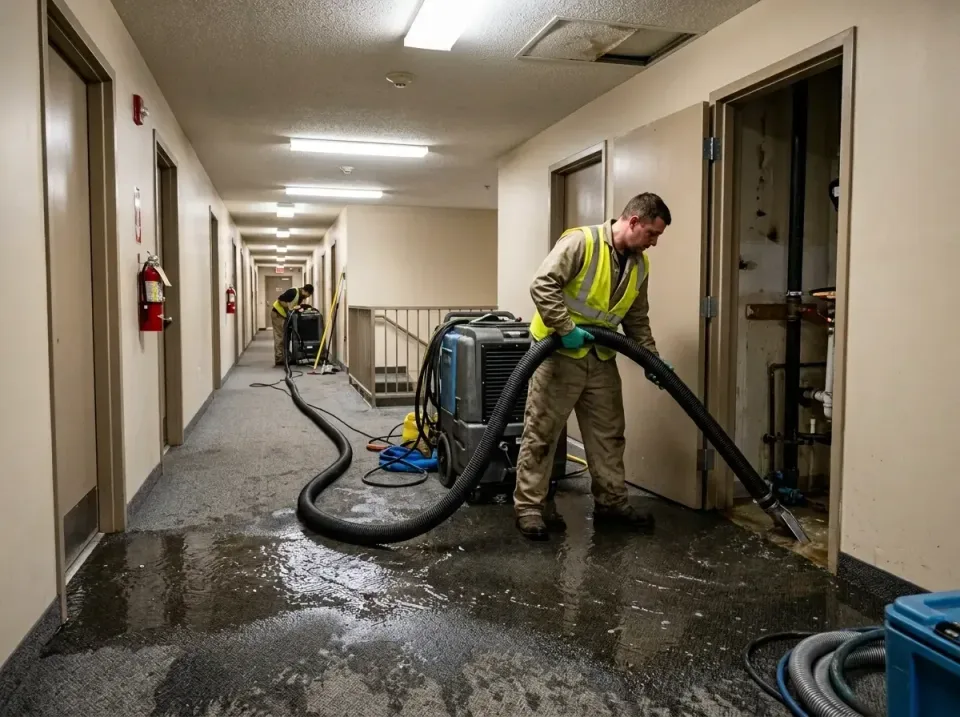 multi-unit-apartment-hallway-f-005 — frequently asked questions, Emergency Burst Pipe Water Extraction & Removal in Comanche…